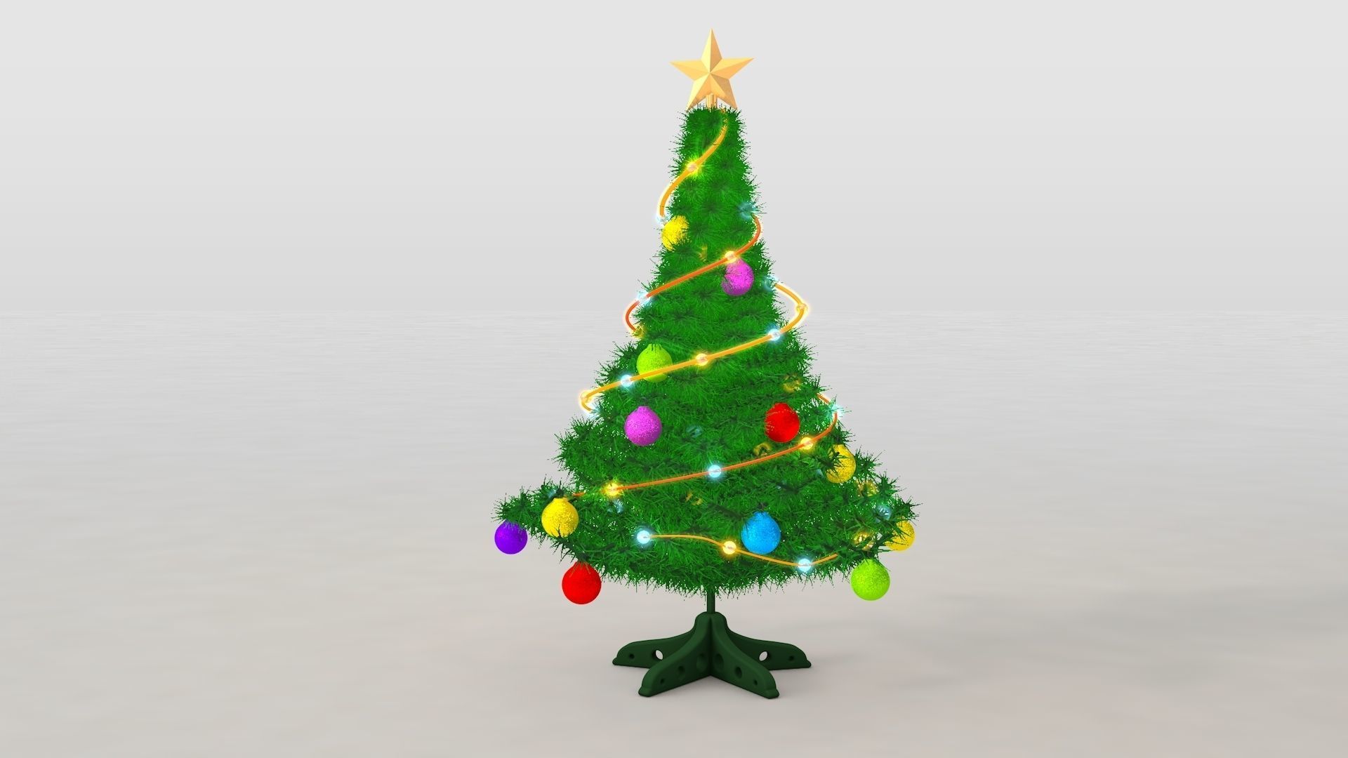 Christmas Tree 3D model_1