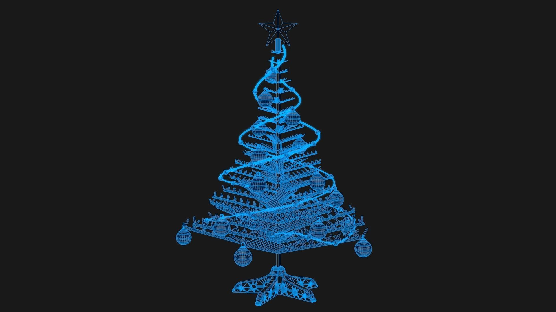 Christmas Tree 3D model_11