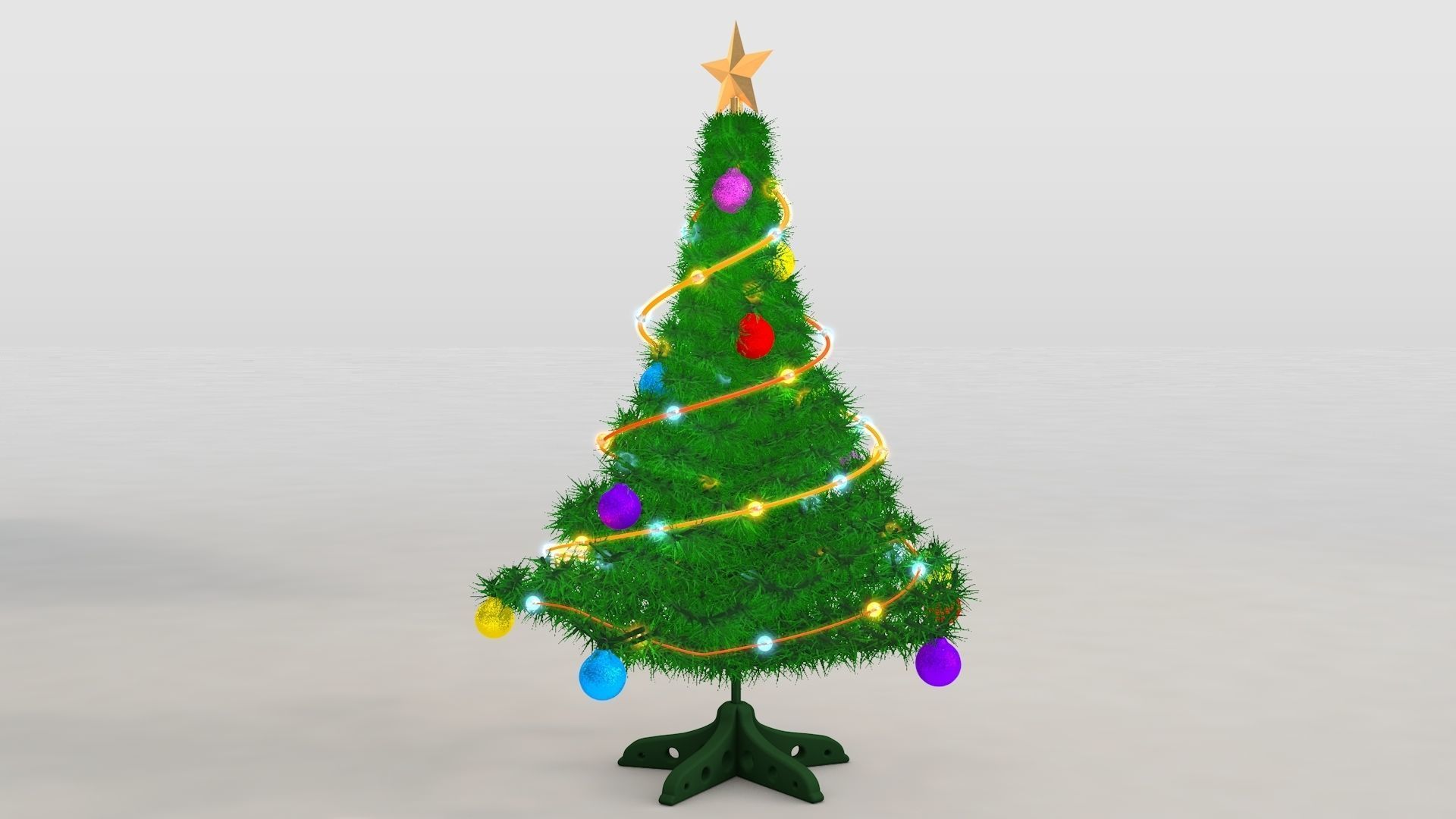 Christmas Tree 3D model_6