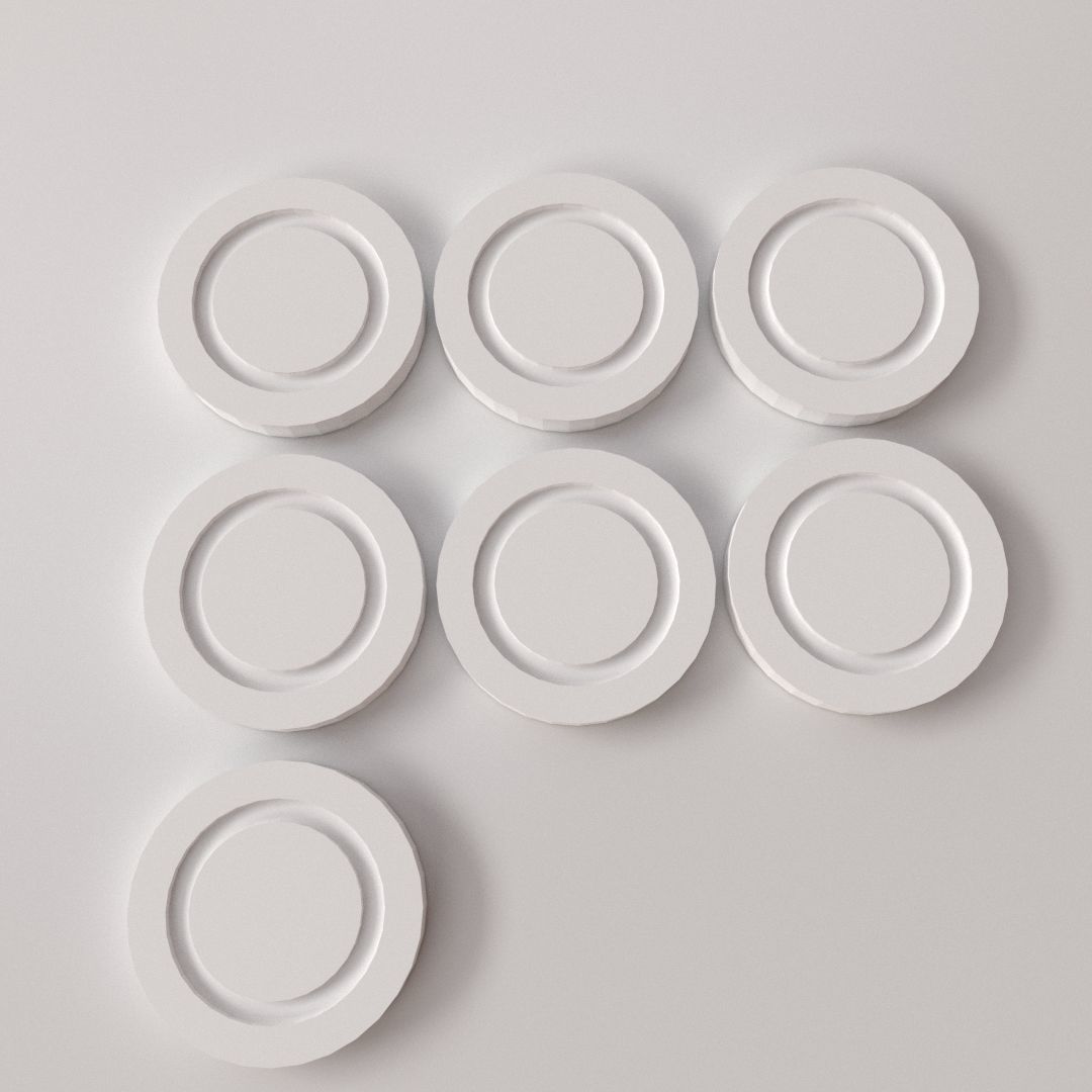 Poker Chip 3D model_3