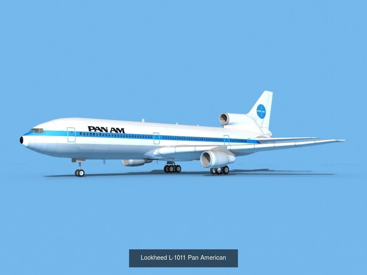 21 PanAm Airliners 3D Model Collection_25