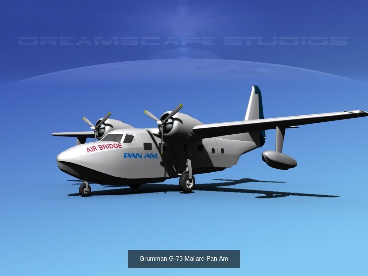 21 PanAm Airliners 3D Model Collection_5
