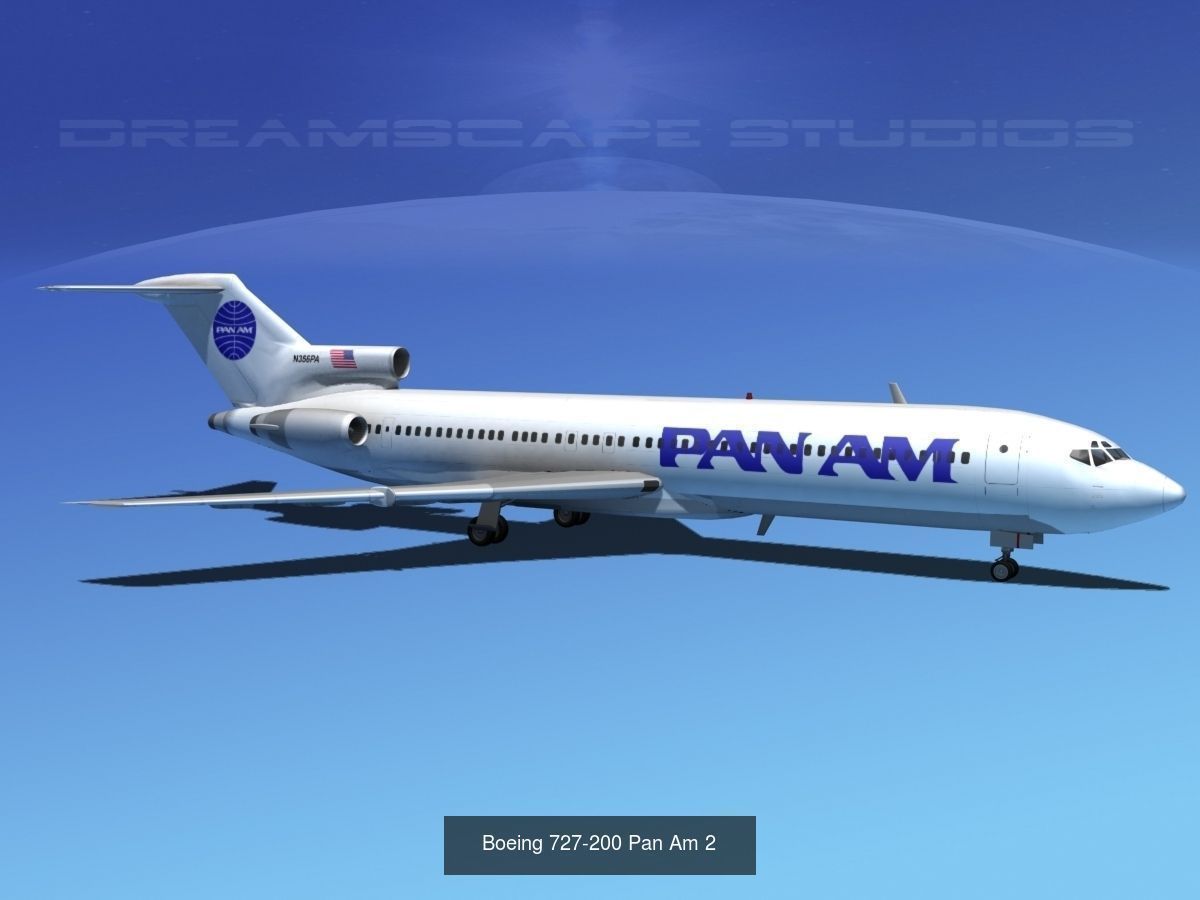 21 PanAm Airliners 3D Model Collection_21
