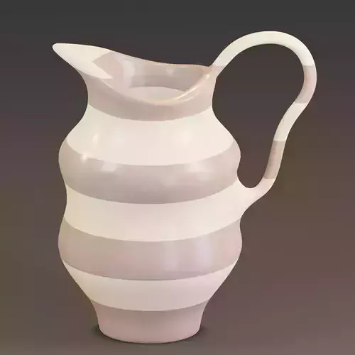Colored pitcher