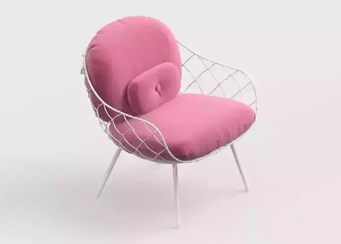armchair modern 15 3D model