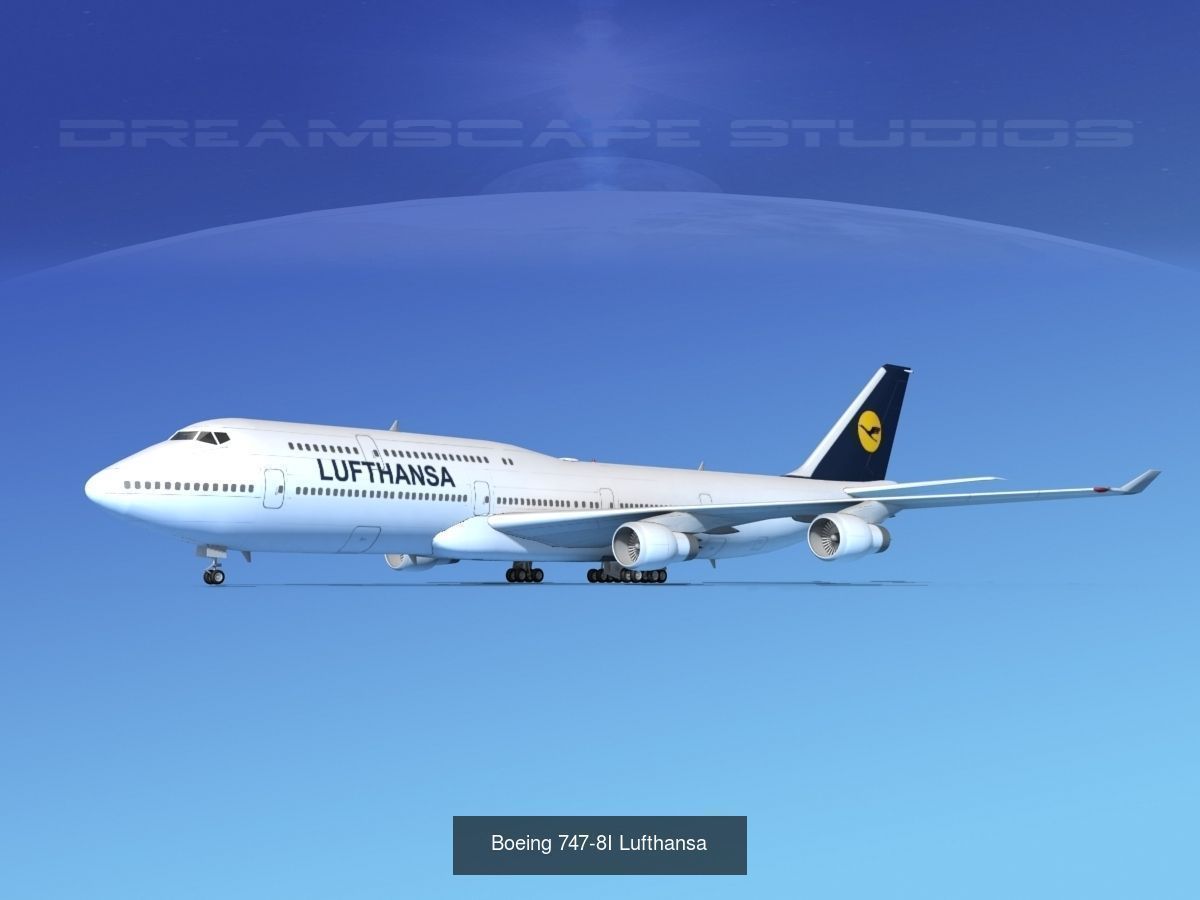 36 Lufthansa Jetliners 3D Model Collection_18