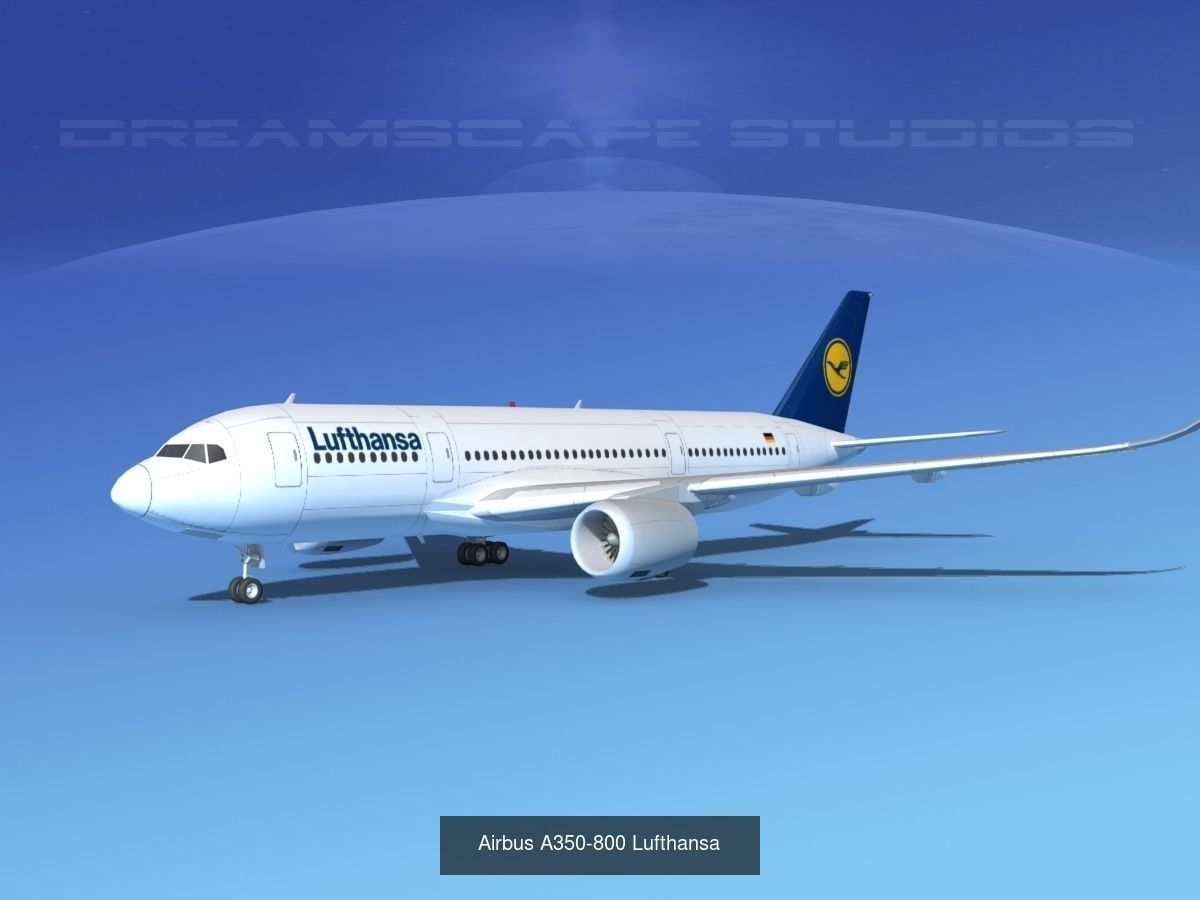36 Lufthansa Jetliners 3D Model Collection_46