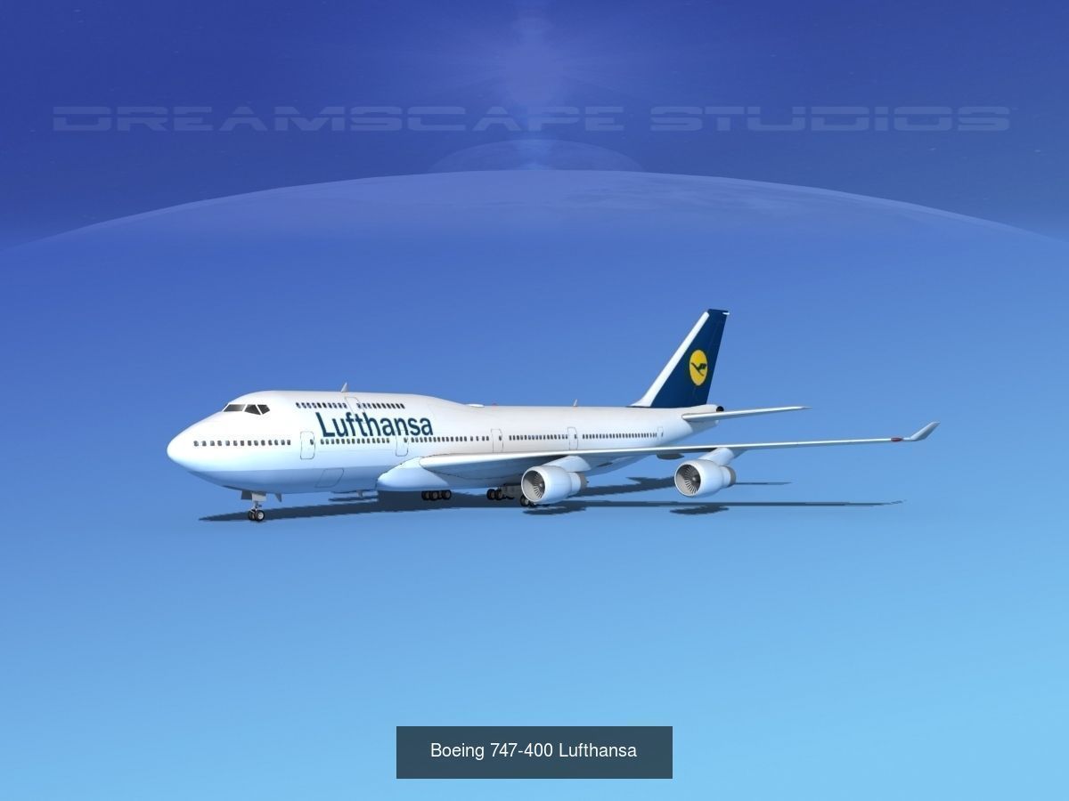 36 Lufthansa Jetliners 3D Model Collection_19