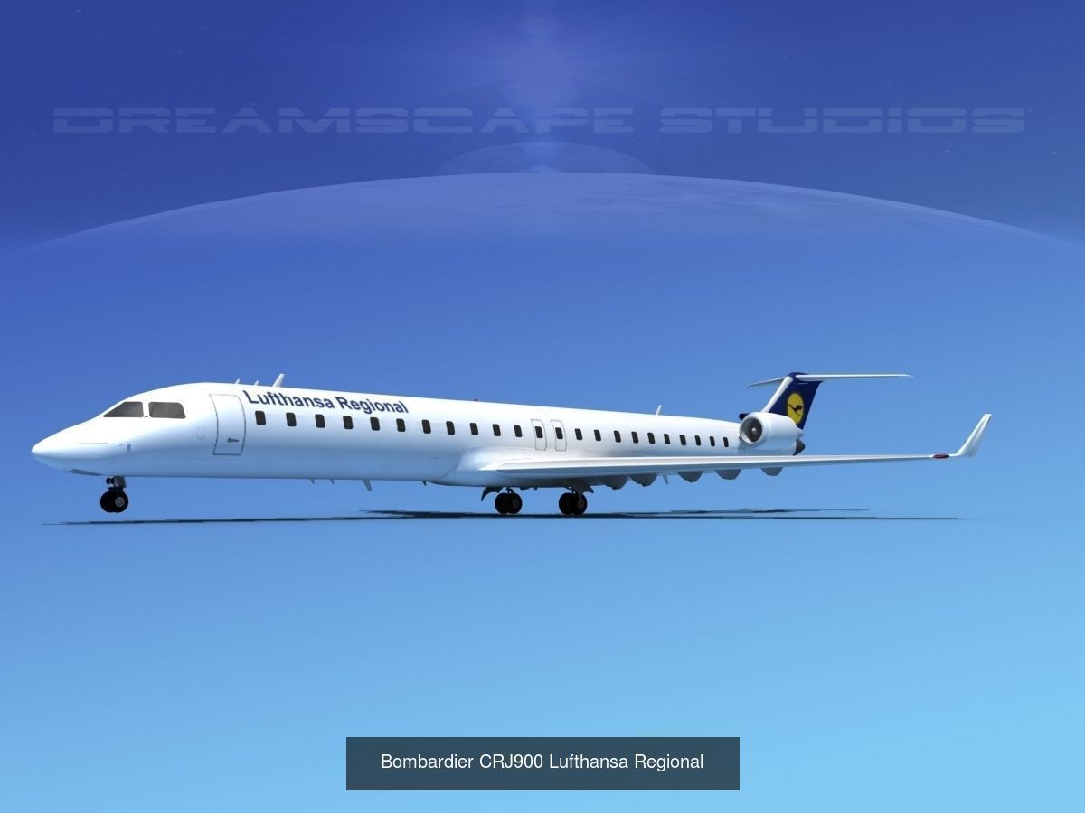 36 Lufthansa Jetliners 3D Model Collection_40