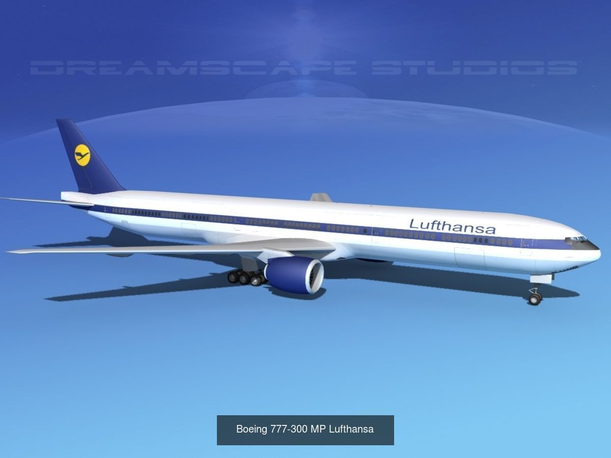 36 Lufthansa Jetliners 3D Model Collection_34