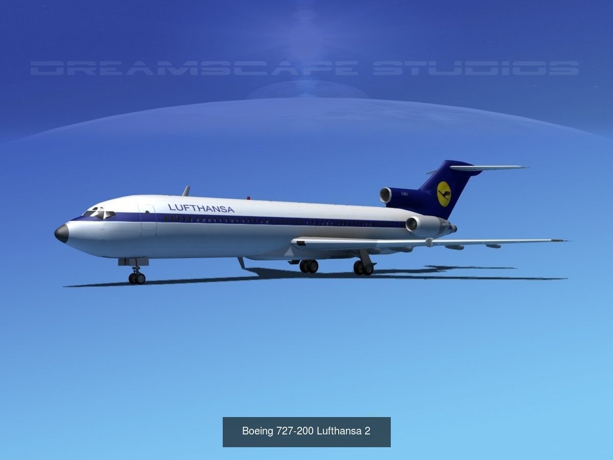 36 Lufthansa Jetliners 3D Model Collection_25
