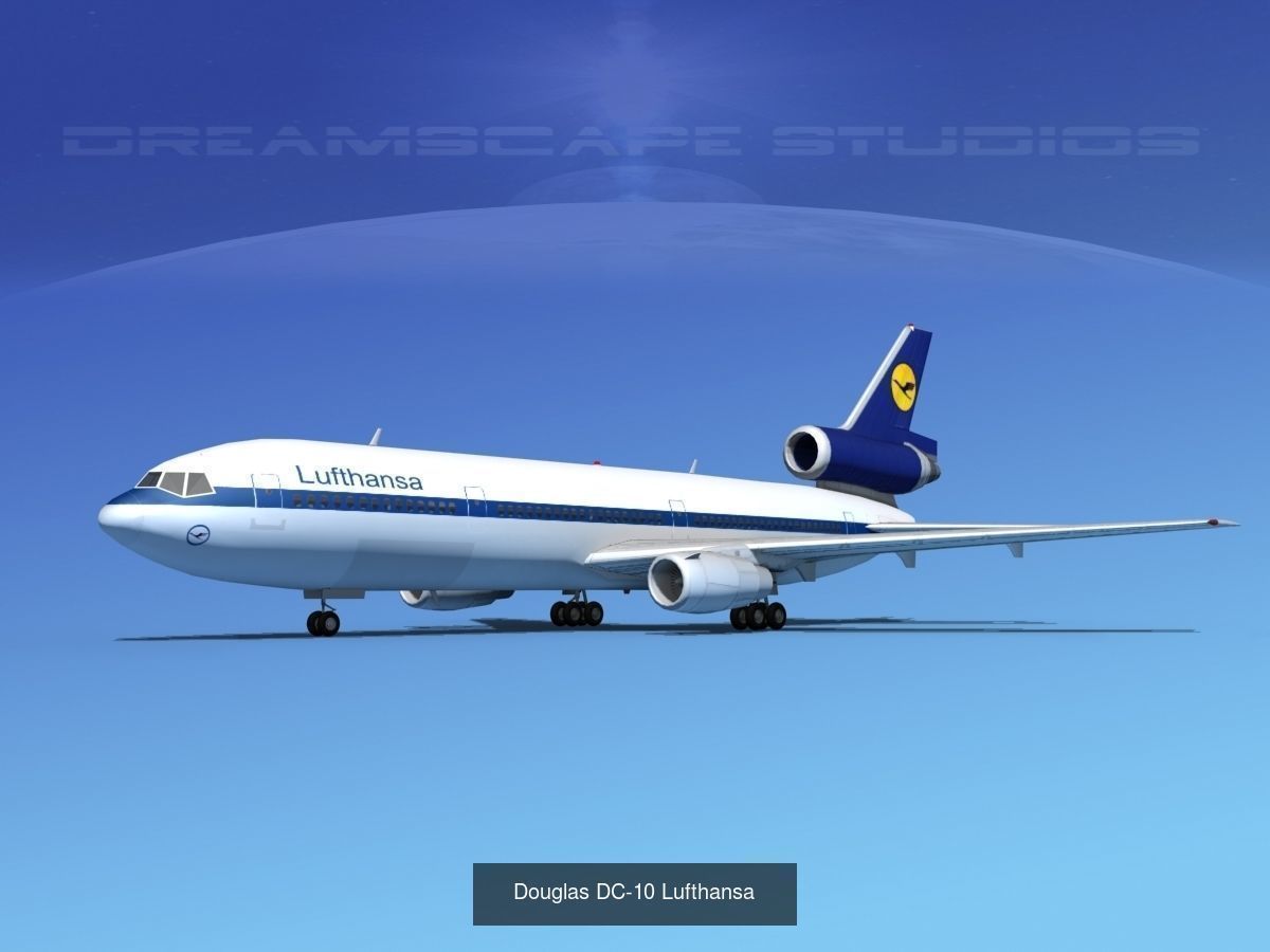 36 Lufthansa Jetliners 3D Model Collection_39