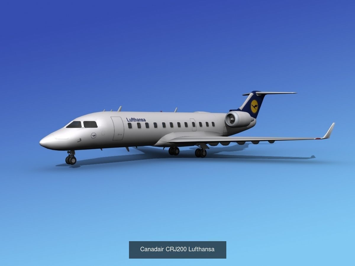 36 Lufthansa Jetliners 3D Model Collection_30
