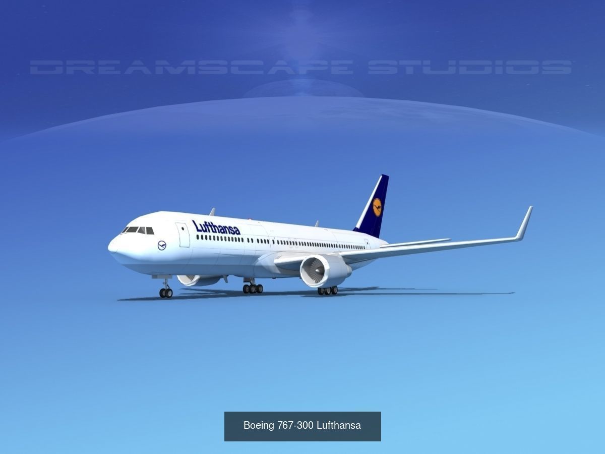 36 Lufthansa Jetliners 3D Model Collection_44
