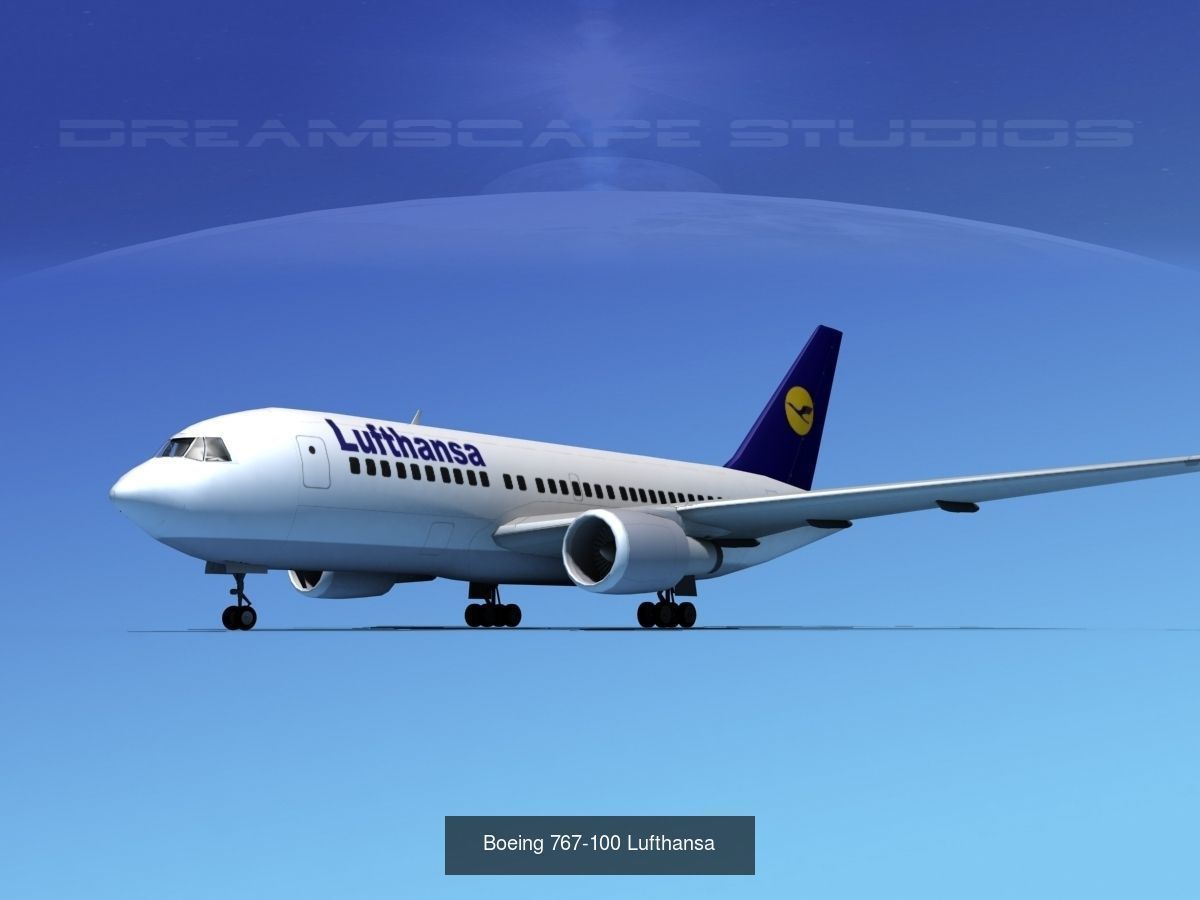 36 Lufthansa Jetliners 3D Model Collection_33
