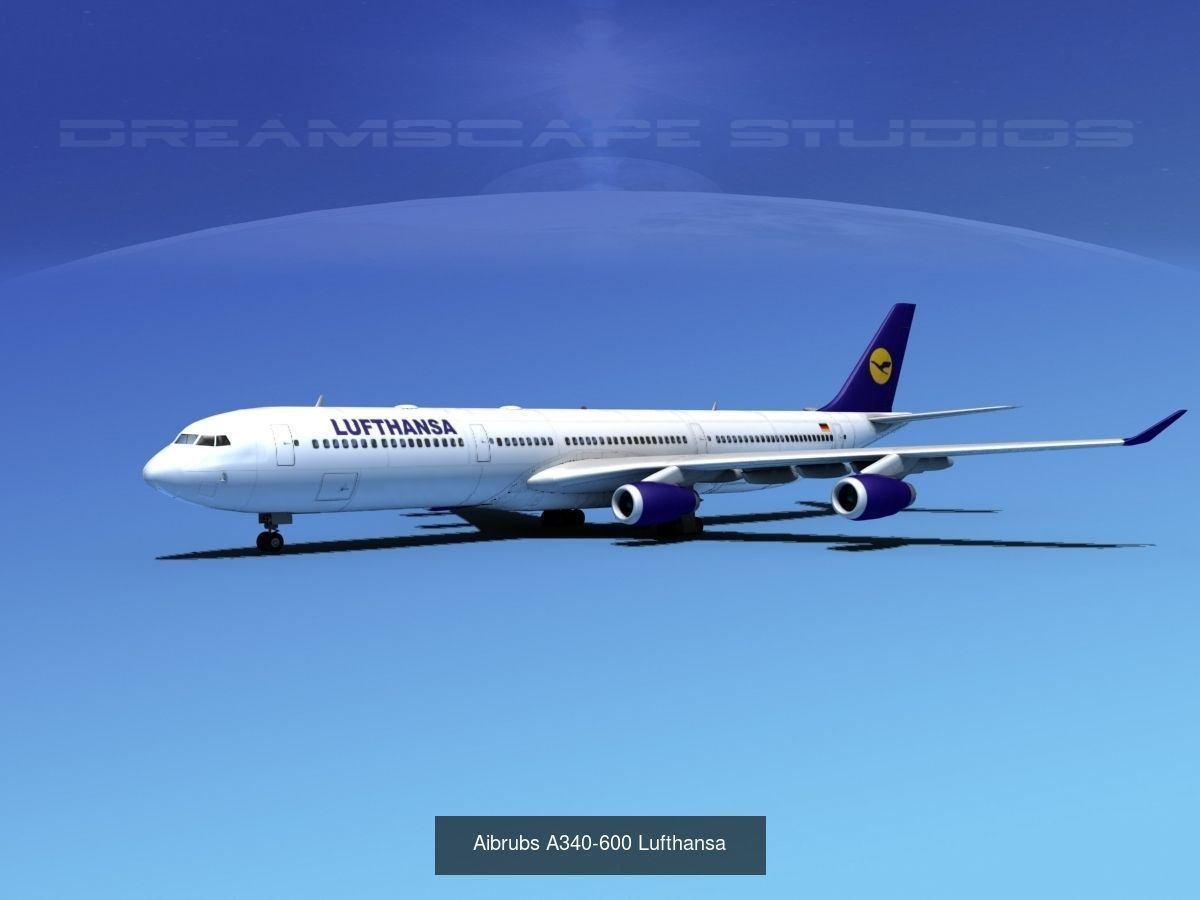 36 Lufthansa Jetliners 3D Model Collection_16