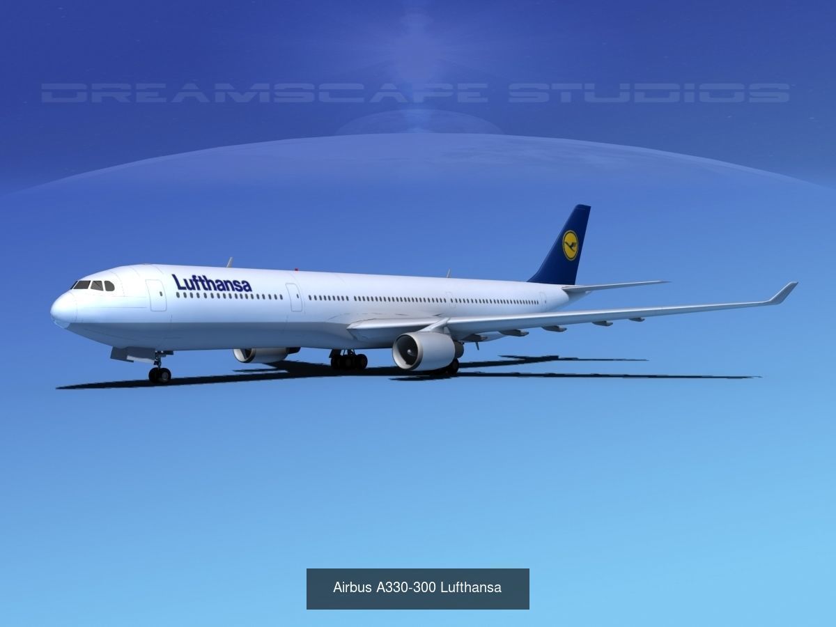 36 Lufthansa Jetliners 3D Model Collection_43
