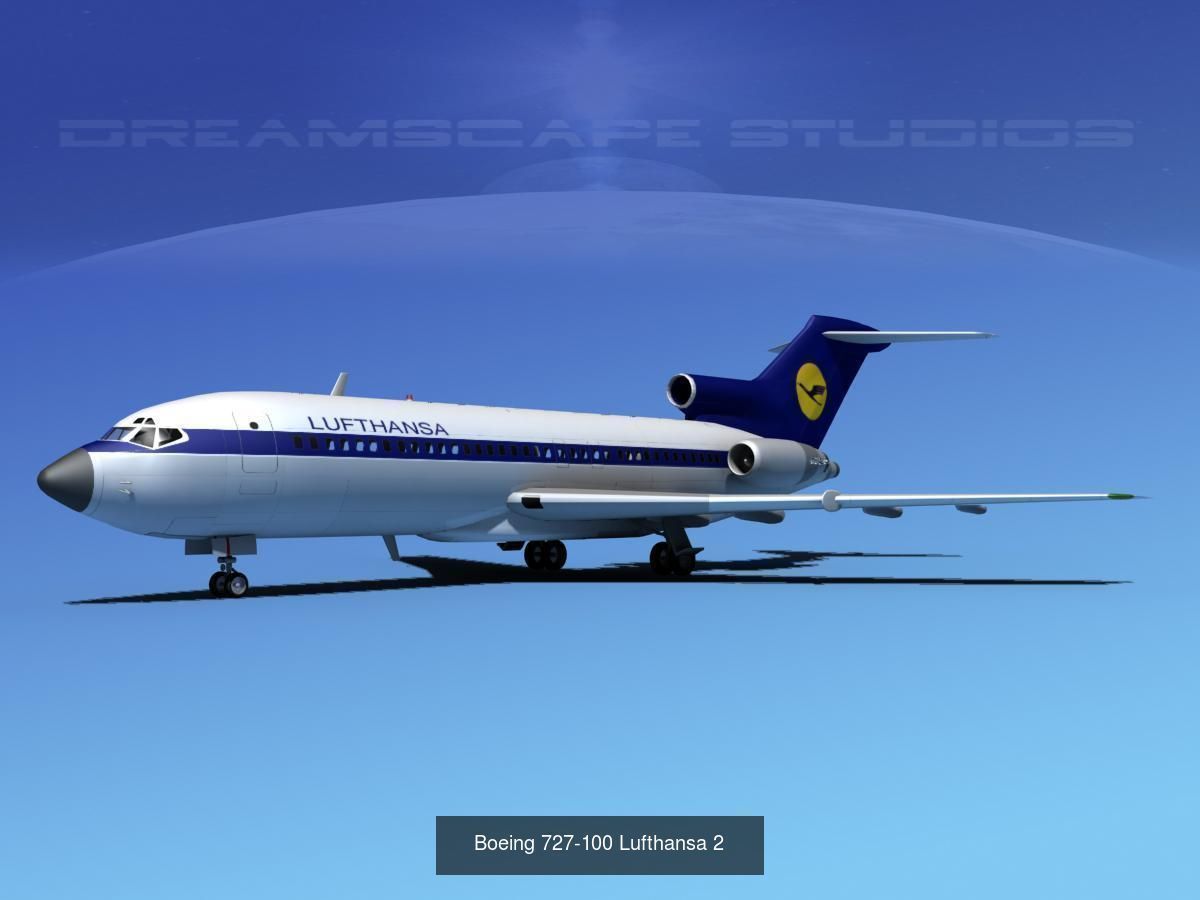 36 Lufthansa Jetliners 3D Model Collection_23