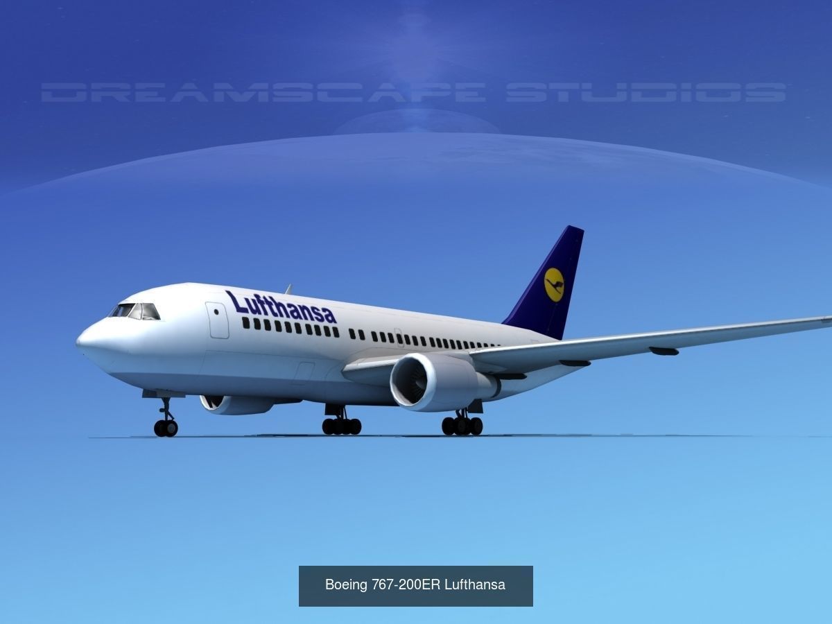 36 Lufthansa Jetliners 3D Model Collection_48