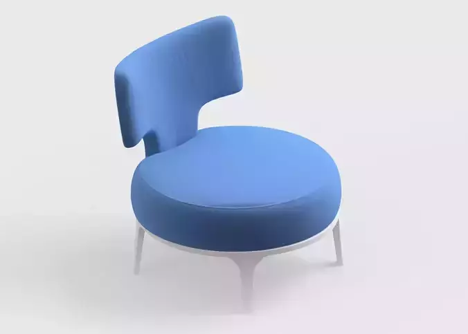 armchair modern 16 3D model