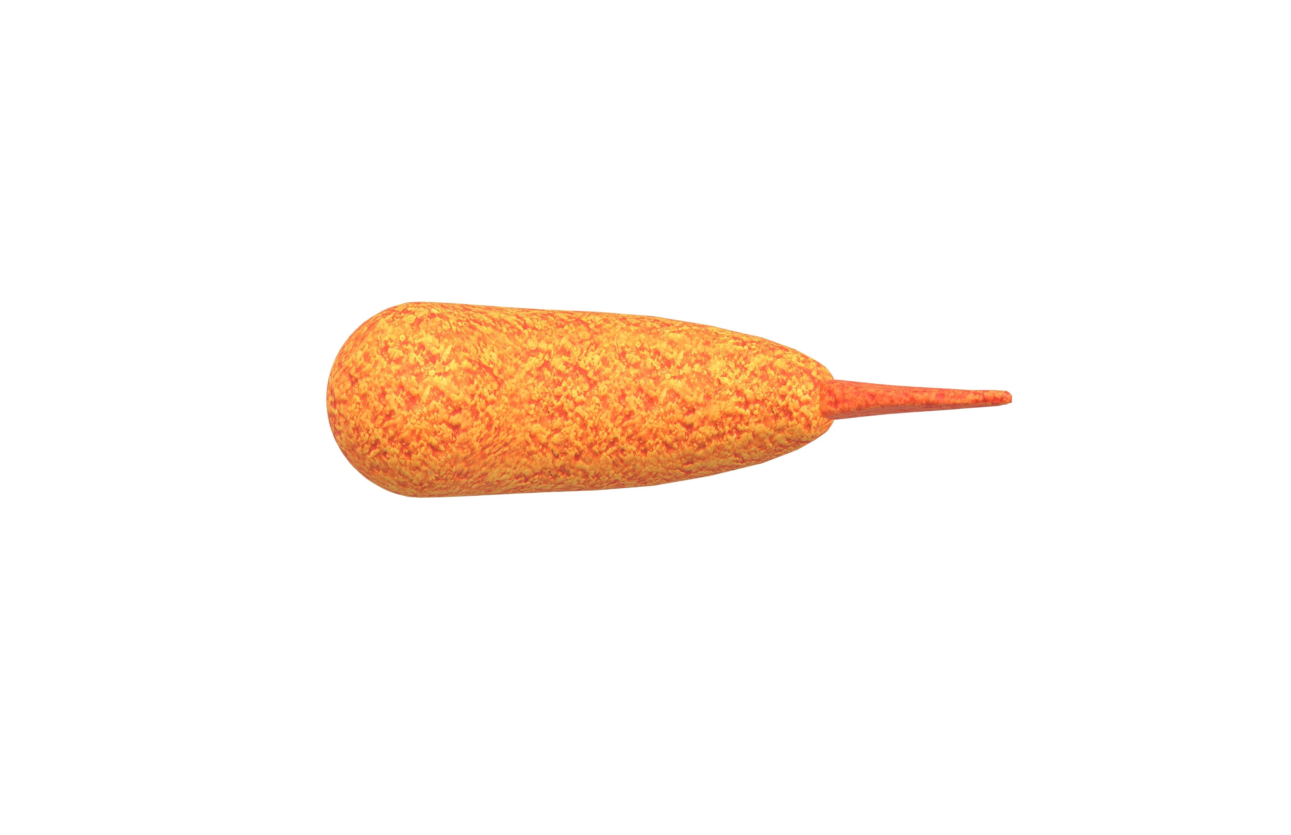 Fried Shrimp V1 001 Low-poly 3D model_2
