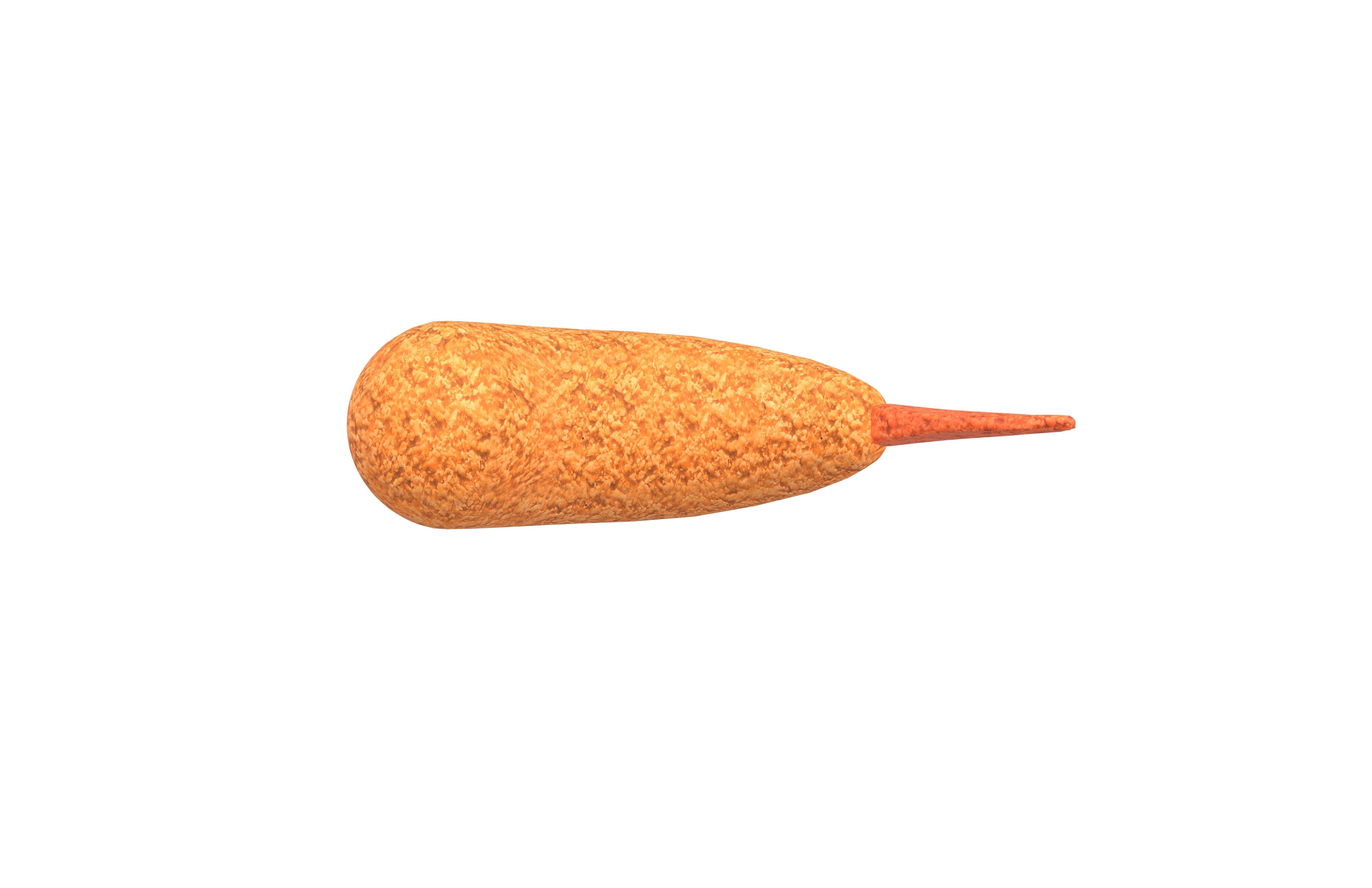 Fried Shrimp V1 002 Low-poly 3D model_1
