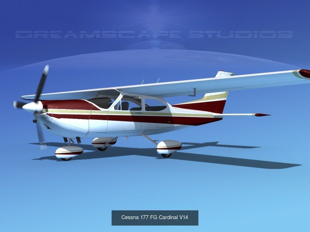 17 Cessna 177 Cardinals 3D Model Collection_21