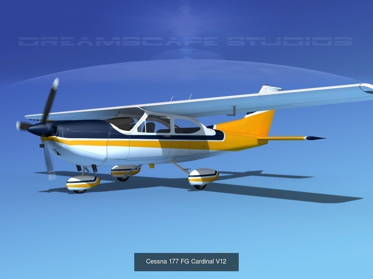 17 Cessna 177 Cardinals 3D Model Collection_19