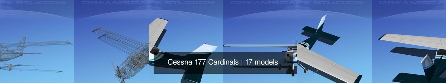 17 Cessna 177 Cardinals 3D Model Collection_6