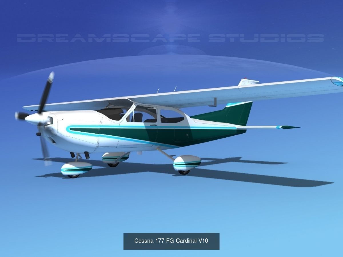 17 Cessna 177 Cardinals 3D Model Collection_17