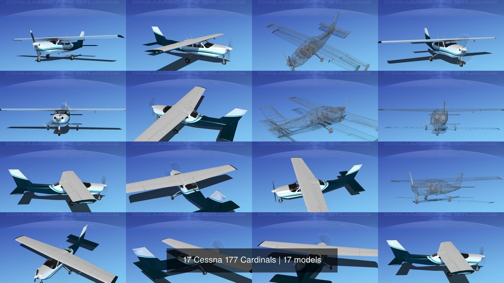 17 Cessna 177 Cardinals 3D Model Collection_2