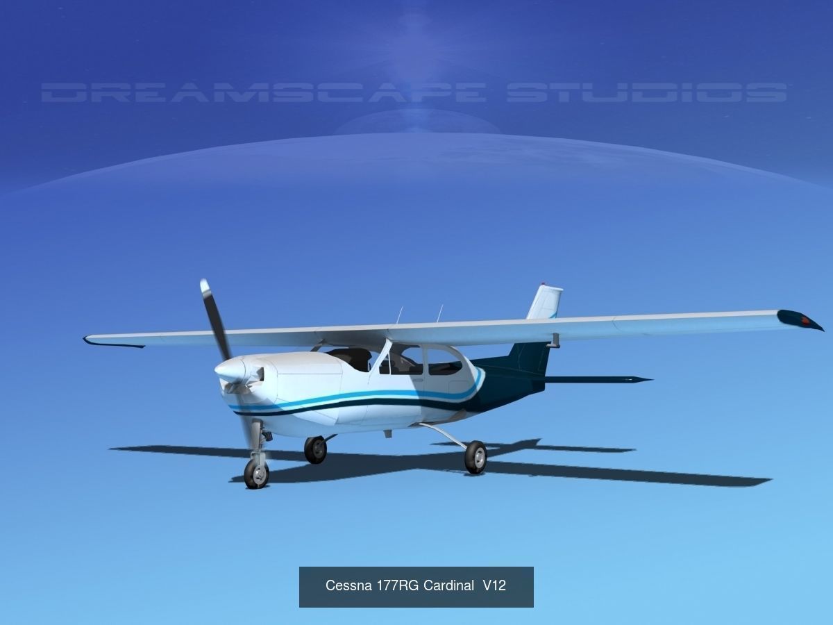 17 Cessna 177 Cardinals 3D Model Collection_23
