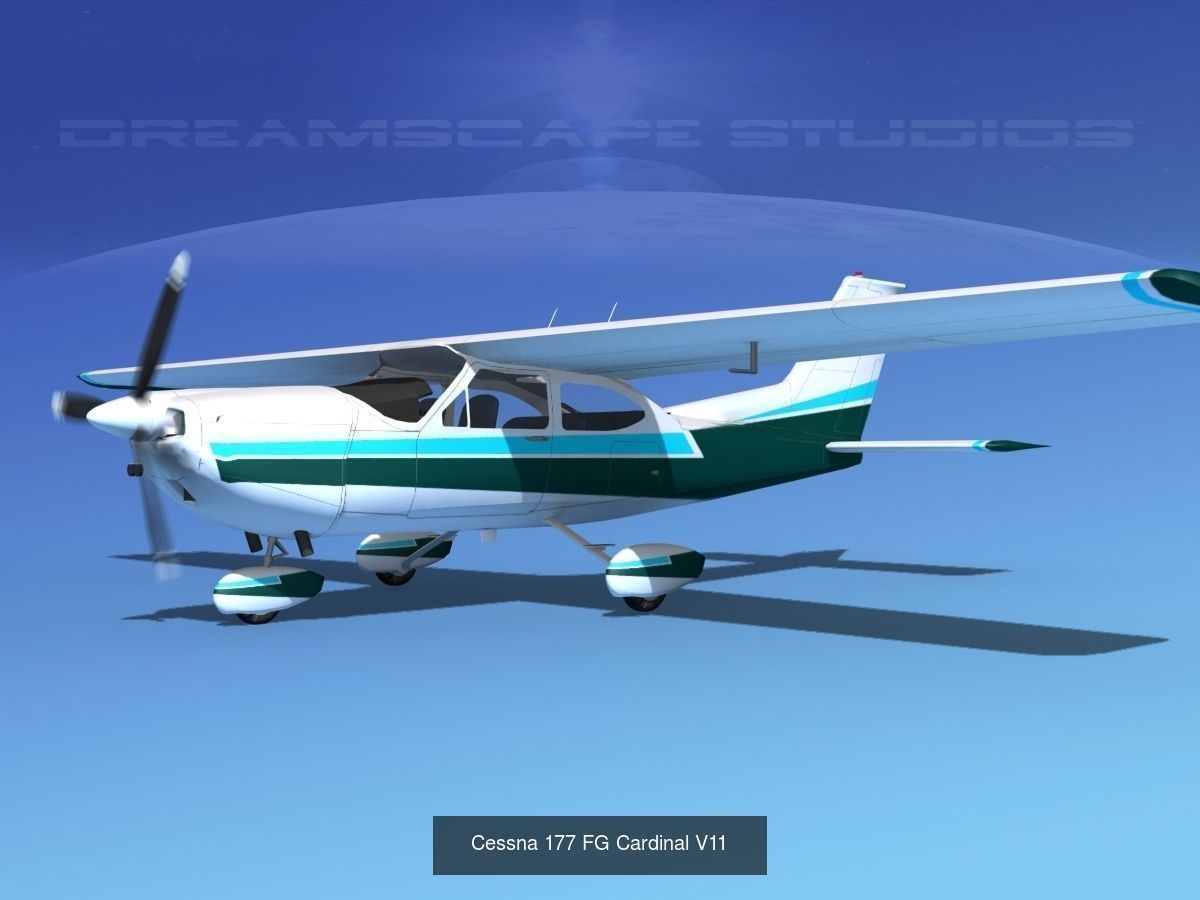 17 Cessna 177 Cardinals 3D Model Collection_18