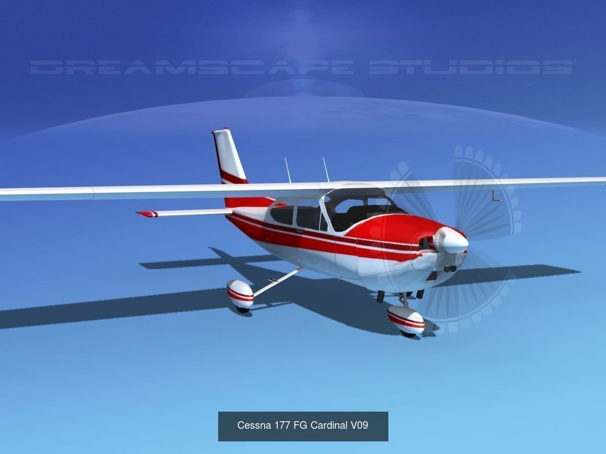 17 Cessna 177 Cardinals 3D Model Collection_16