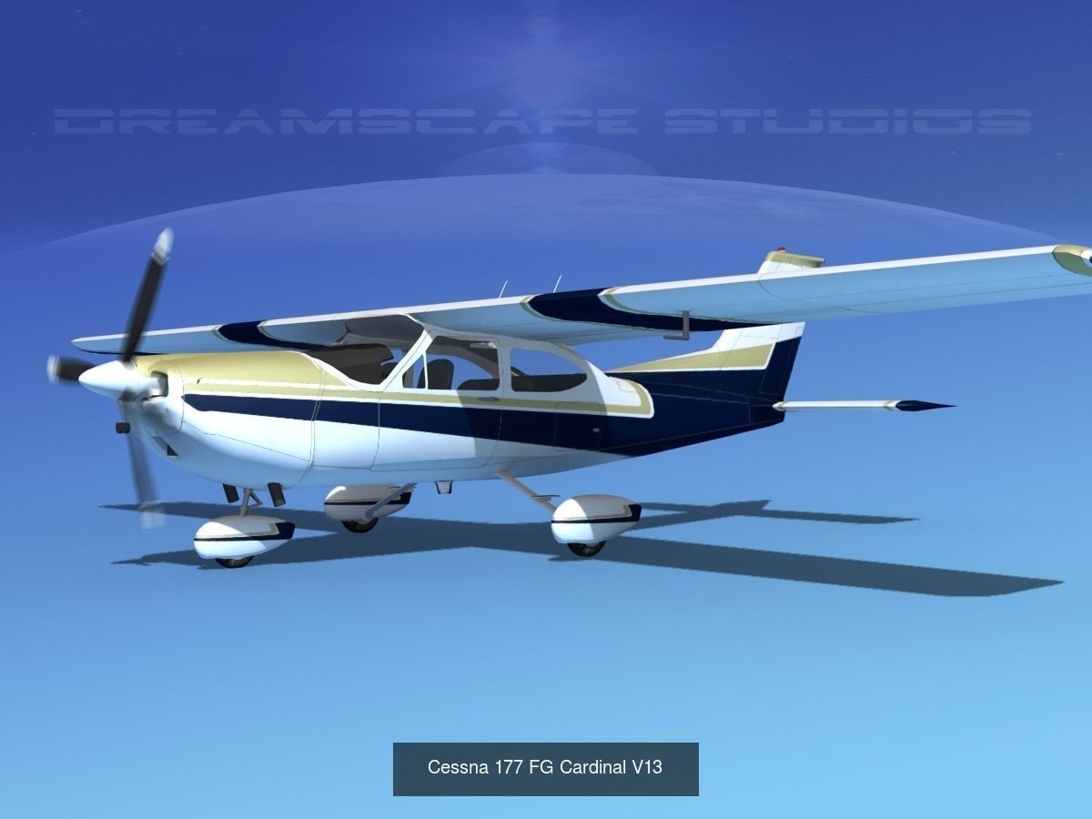 17 Cessna 177 Cardinals 3D Model Collection_20