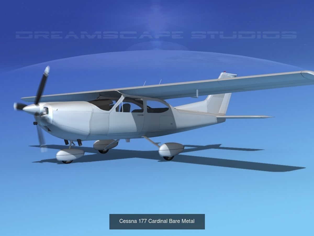 17 Cessna 177 Cardinals 3D Model Collection_7