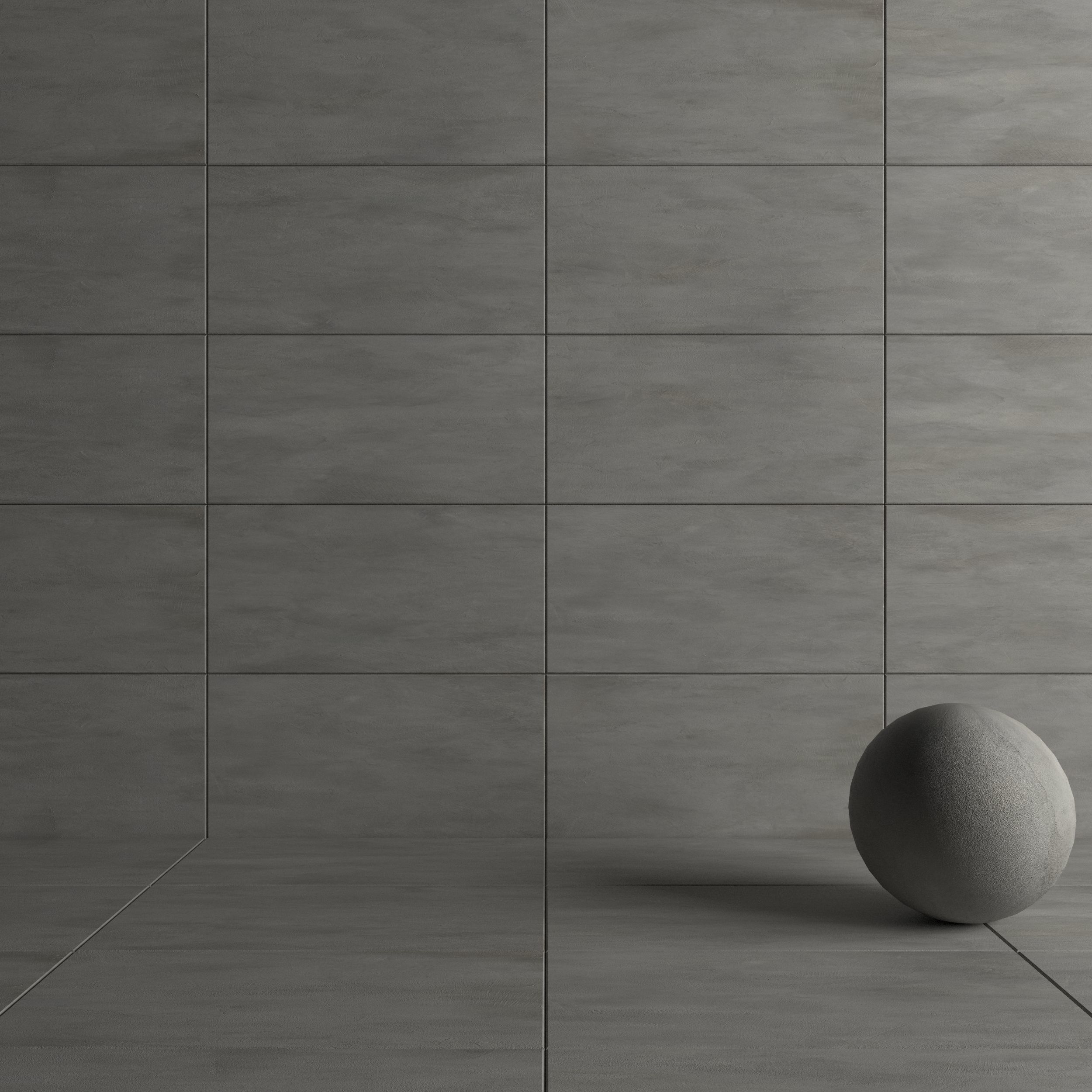 Concrete wall tiles Luce Acciaio 60x120 Set 2 Texture_3