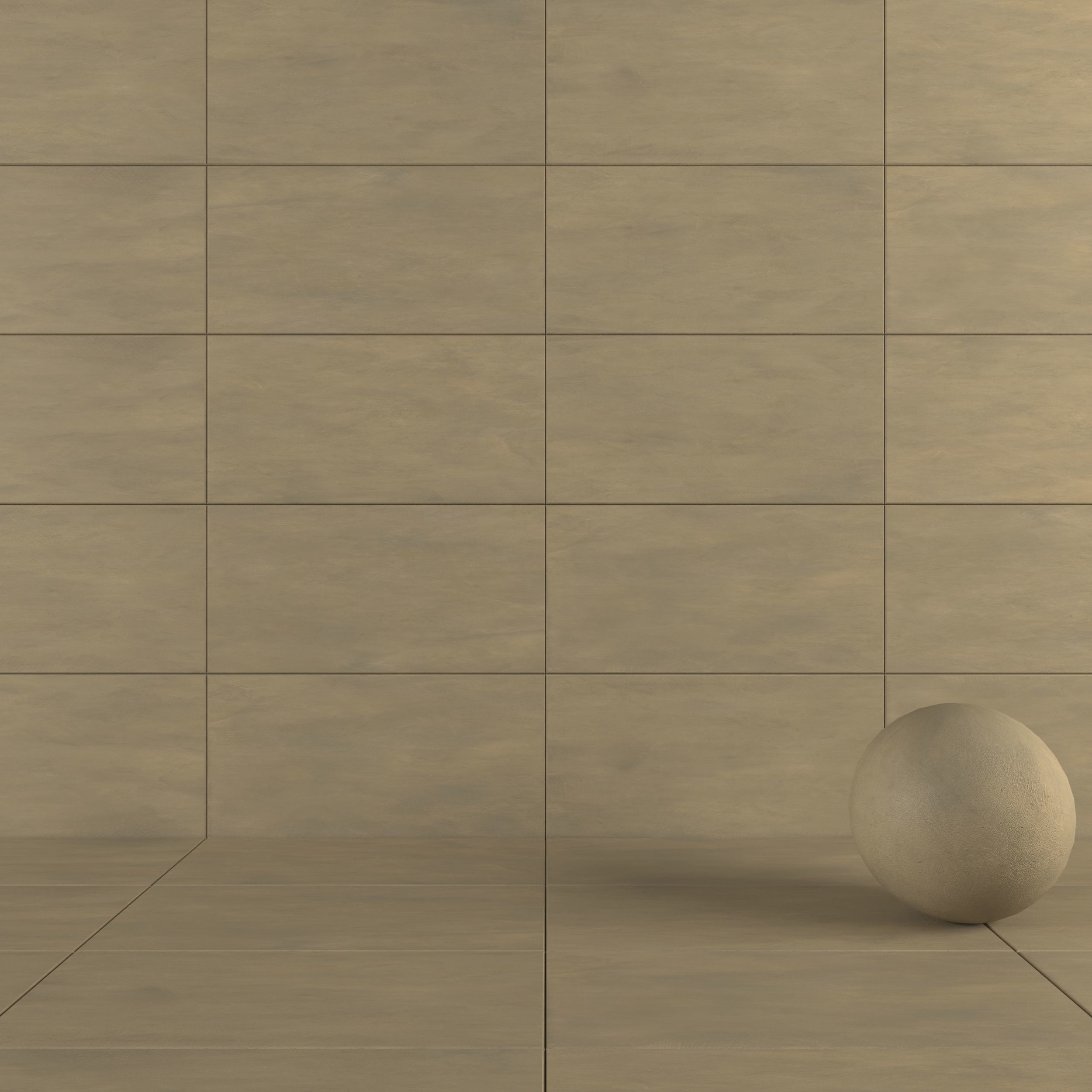 Concrete wall tiles Luce Oro 60x120 Set 1 Texture_4