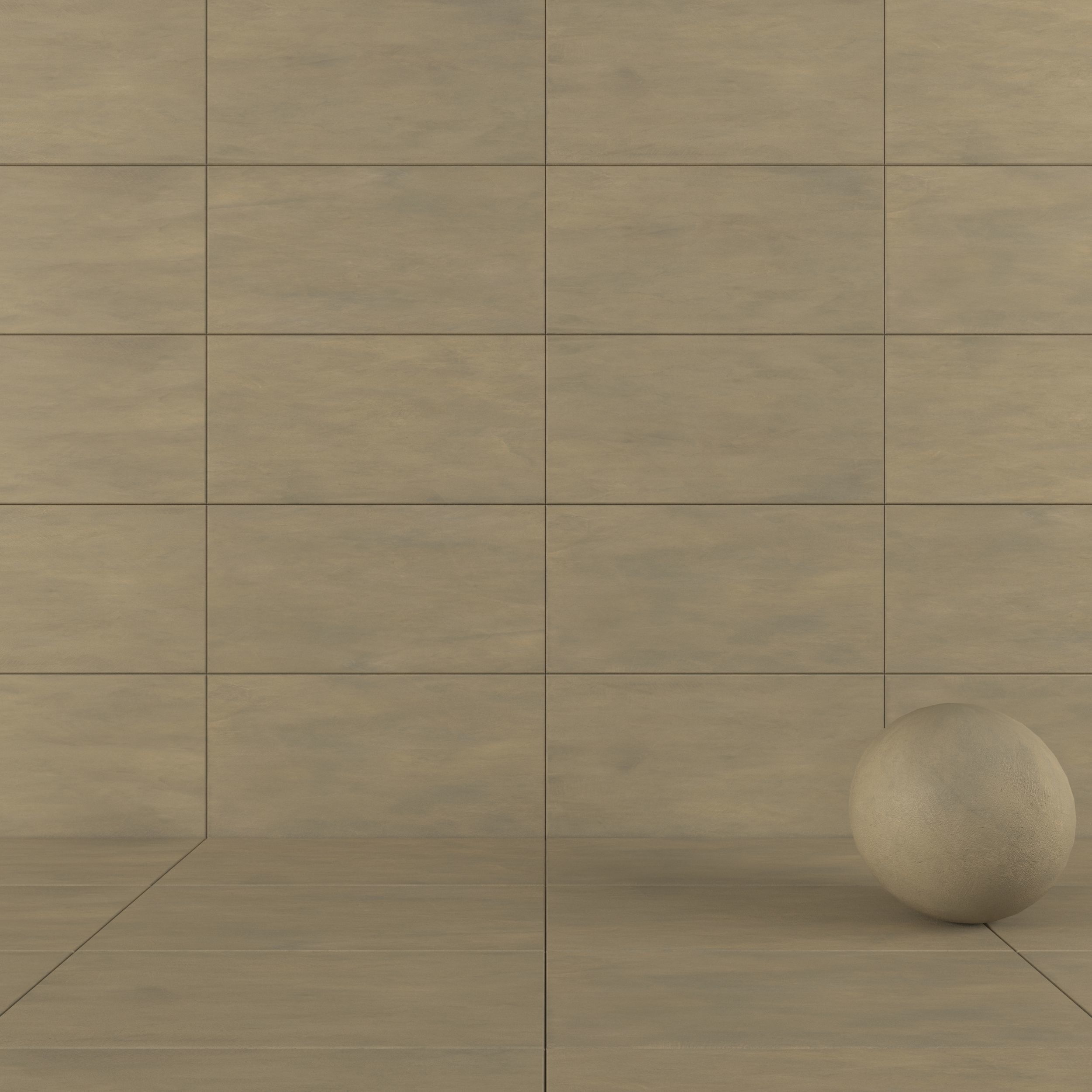 Concrete wall tiles Luce Oro 60x120 Set 1 Texture_6