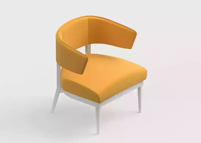 armchair modern 18 3D model