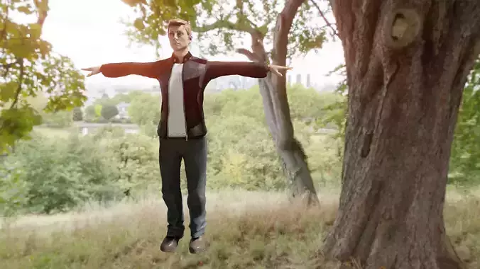 Rigged 3D Man Character