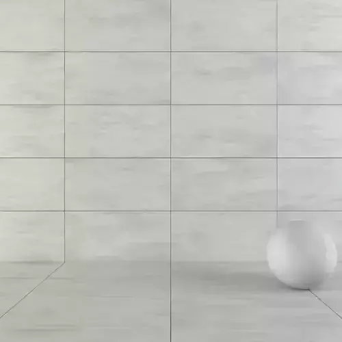 Concrete wall tiles Luce Perla 60x120 Set 1