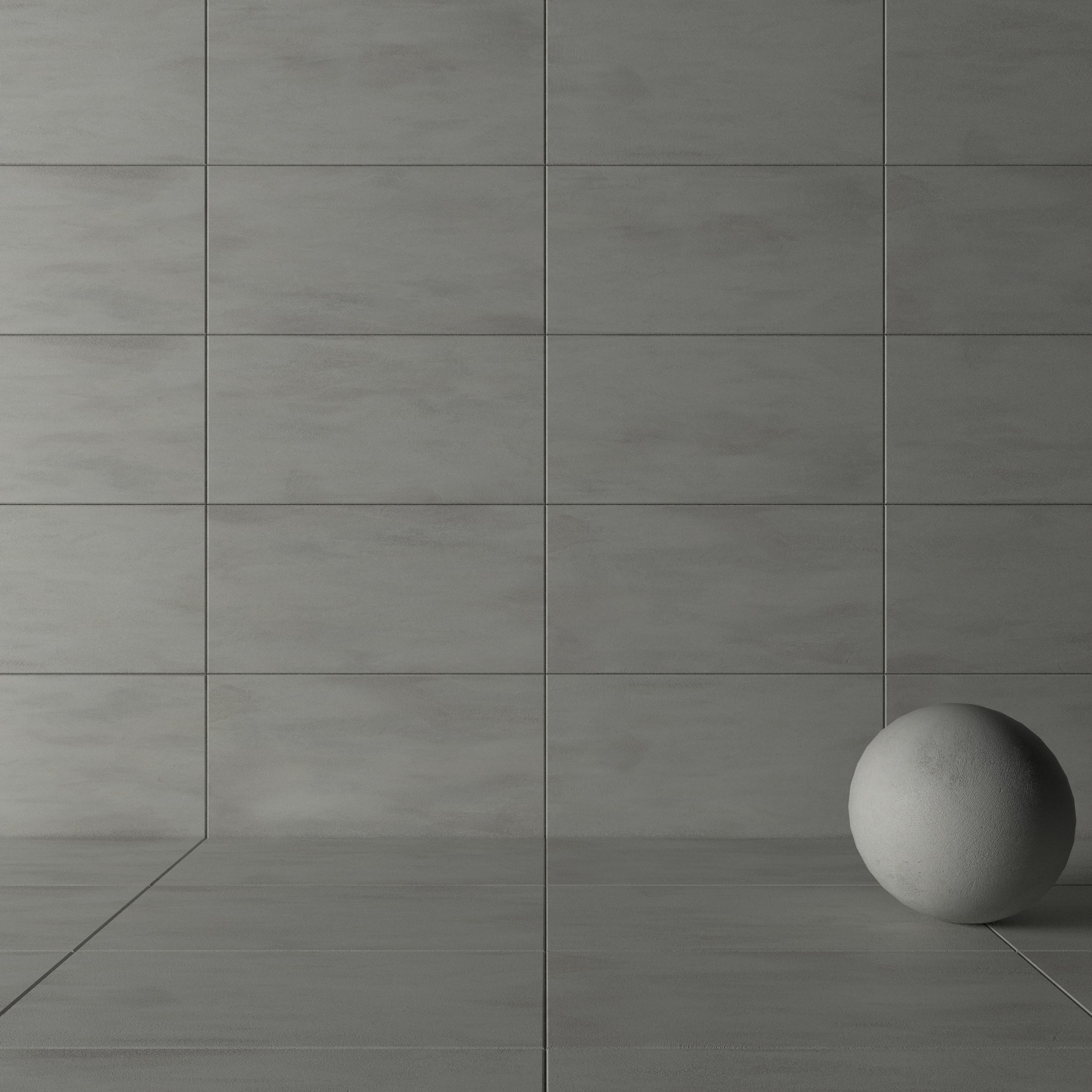 Concrete wall tiles Luce Perla 60x120 Set 1 Texture_2