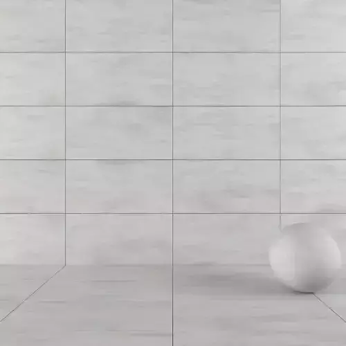 Concrete wall tiles Luce Perla 60x120 Set 2