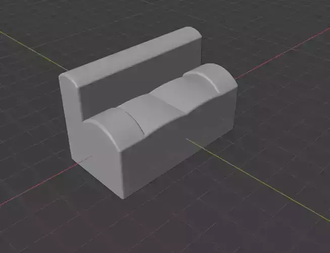 Sofa toy 3D print model
