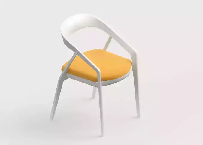 armchair modern 20 3D model