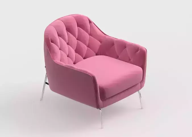 armchair modern 21 3D model