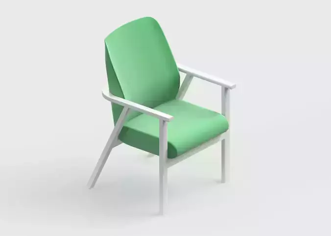 armchair modern 22 3D model