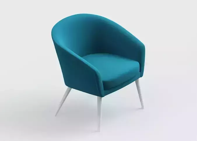 armchair modern 23 3D model