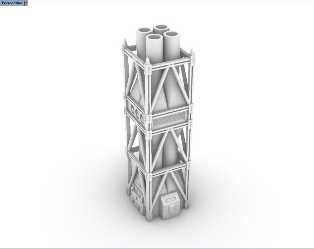 Refinery Boiler II 3D print model_3
